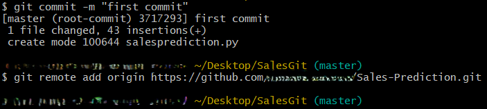 git commit