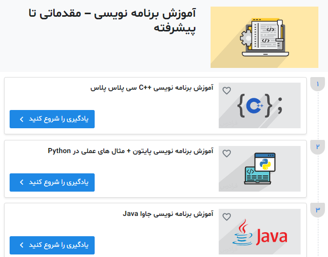 آموزش برنامه نویسی – مقدماتی تا پیشرفته 