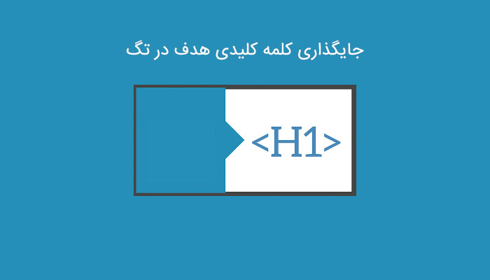 جایگذاری کلمه کلیدی هدف در تگ H1