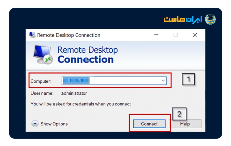 ورود به RDP