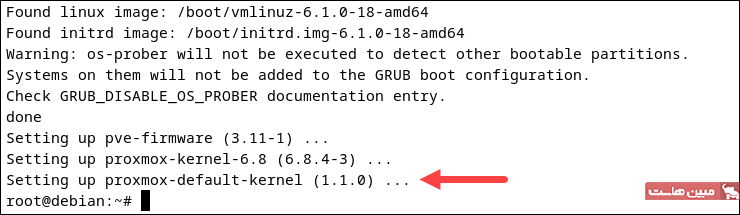 تصویر ۲۴ نصب Proxmox